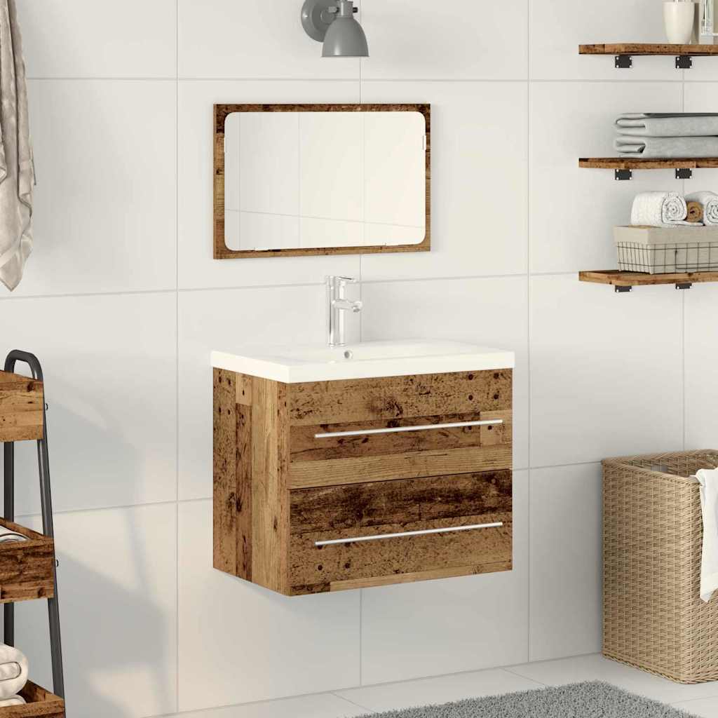 Badevrelsesskabsunder 2 stk. Gammelt tr 60 x 38,5 x 48 cm