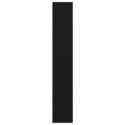 Bogreol 3 pcs Sort eg 36 x 30 x 143 cm Konstrueret træ