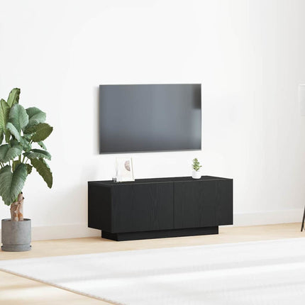 TV-skab Sort eg 100 x 35 x 40 cm Konstrueret træ