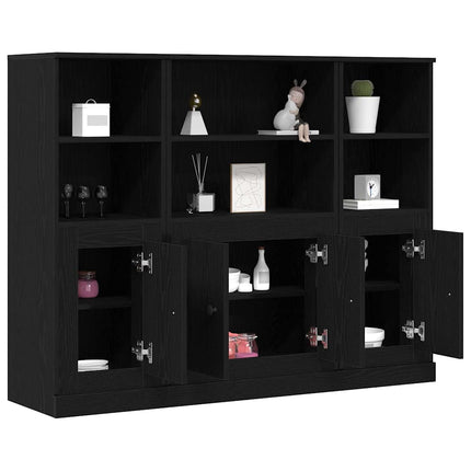 Highboard Sort eg 132 x 35,5 x 103,5 cm Konstrueret træ
