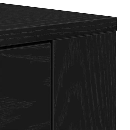 Sideboard Sort eg 160 x 33 x 70 cm Konstrueret træ
