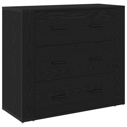 Sideboard Sort eg 240 x 33 x 70 cm Konstrueret træ