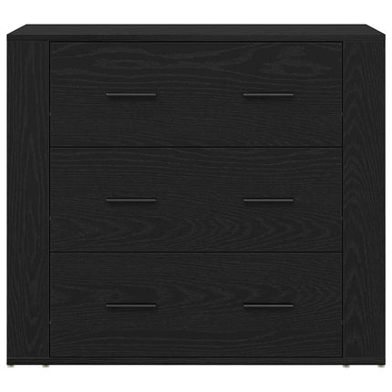 Sideboard Sort eg 240 x 33 x 70 cm Konstrueret træ