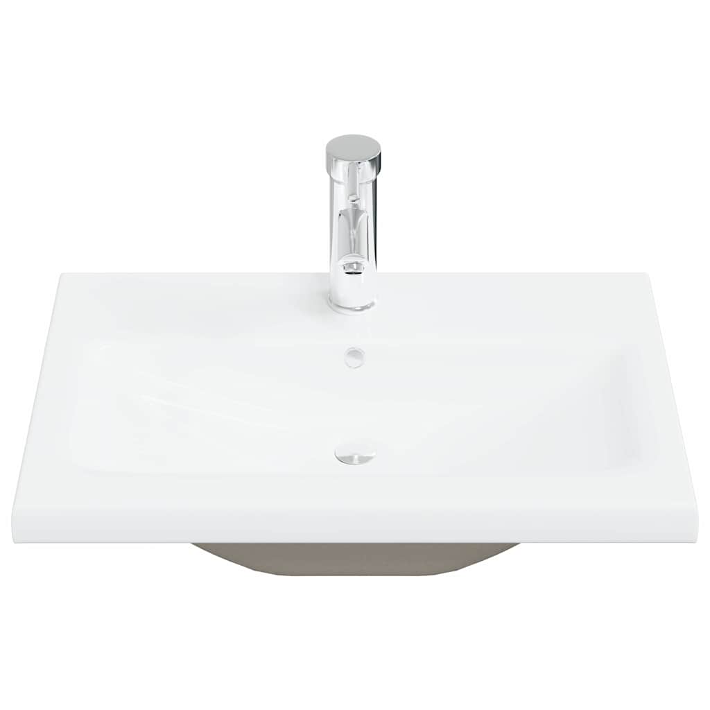 Badeværelsesskabsunder Sort eg 60 x 39 x 62 cm Konstrueret træ