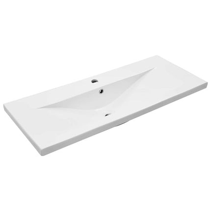 Badeværelsesskabsunder Sort eg 100 x 39 x 62 cm Konstrueret træ