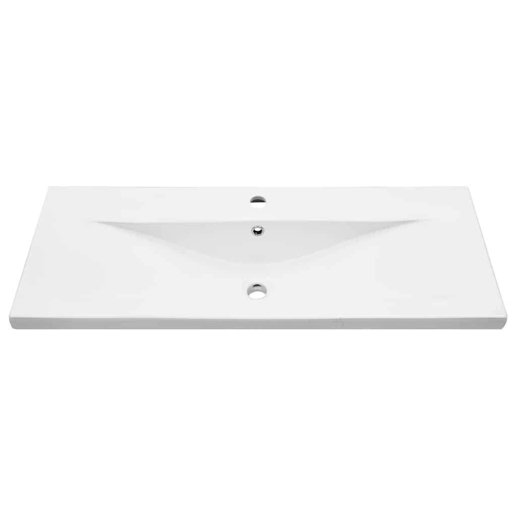 Badeværelsesskabsunder Sort eg 100 x 39 x 62 cm Konstrueret træ