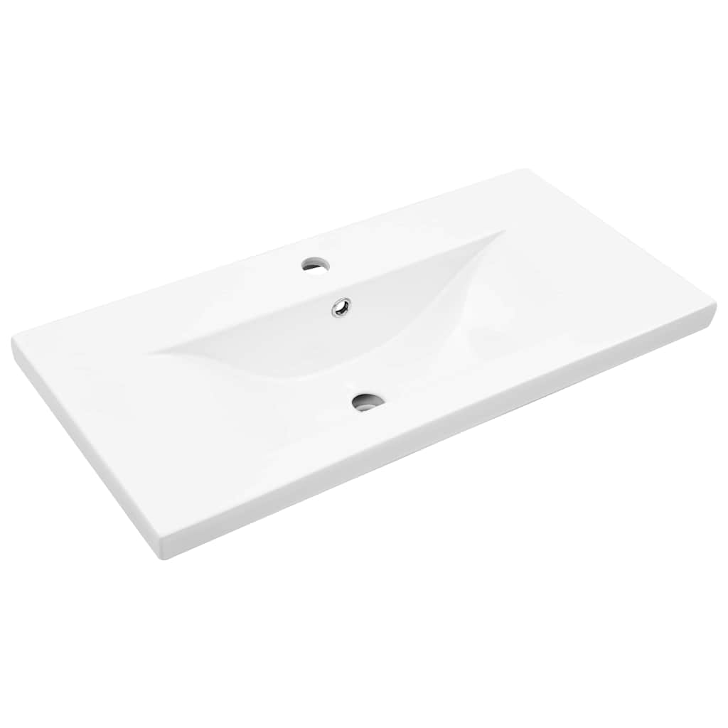 Badeværelsesskabsunder Sort eg 80 x 39 x 62 cm Konstrueret træ