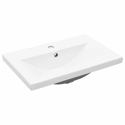 Badeværelsesskabsunder Sort eg 60 x 39 x 62 cm Konstrueret træ