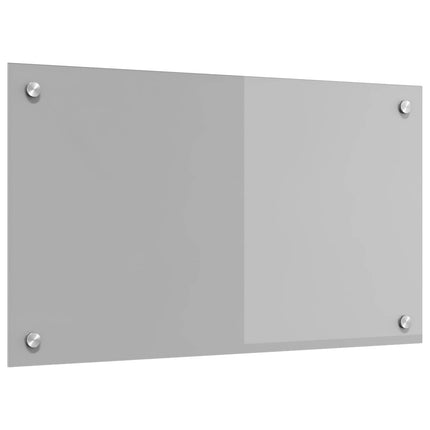 Køkkenbacksplash Lysegrå 70 x 40 cm hærdet glas