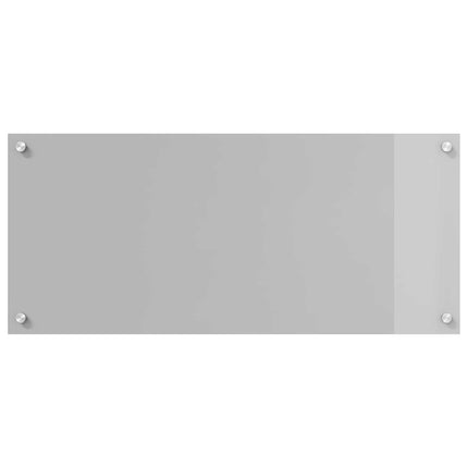 Køkkenbacksplash Lysegrå 90 x 40 cm hærdet glas