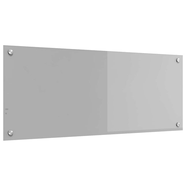 Køkkenbacksplash Lysegrå 100 x 40 cm hærdet glas