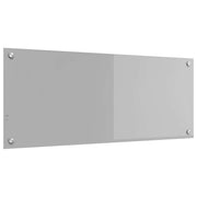 Køkkenbacksplash Lysegrå 100 x 40 cm hærdet glas