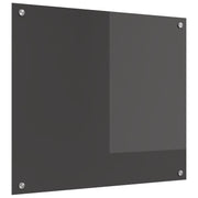 Køkkenbacksplash Mørkegrå 70 x 60 cm hærdet glas