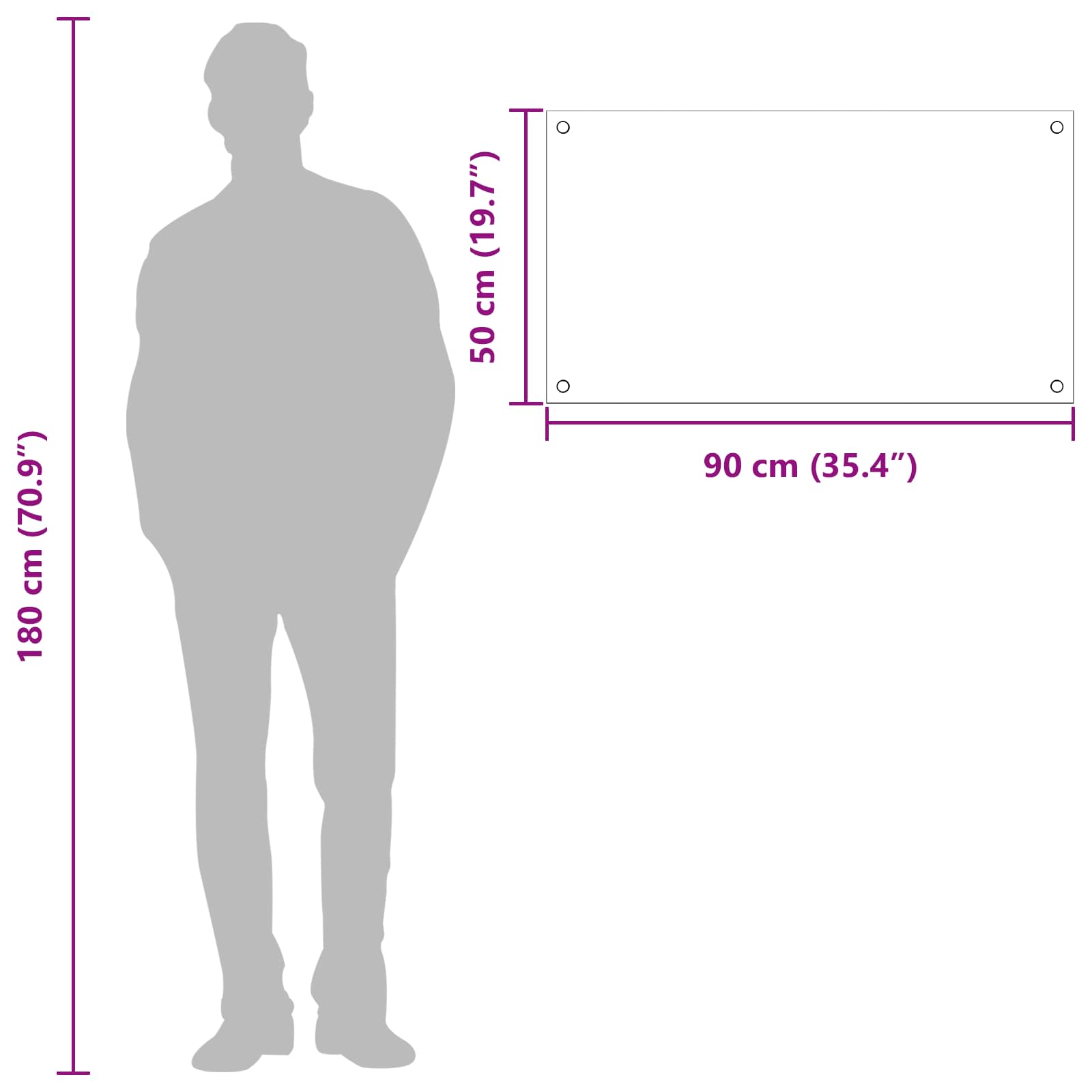 Køkken bagvæg Gul 90 x 50 cm hærdet glas