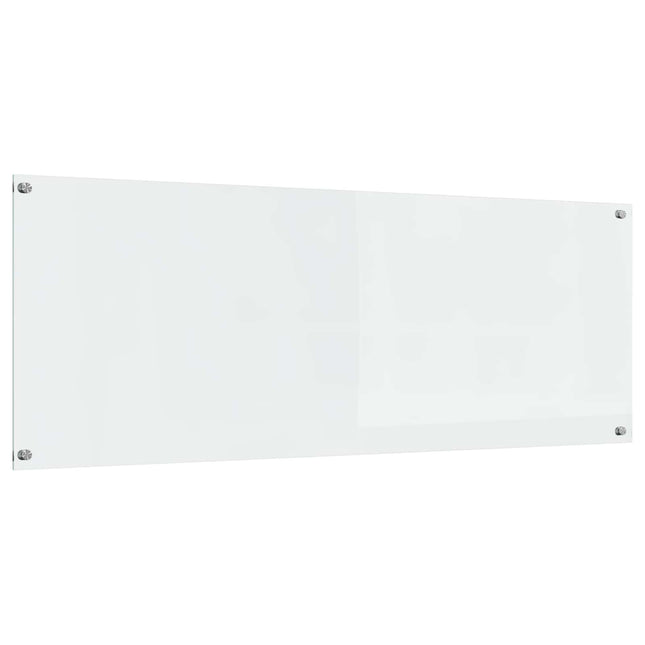 Køkkenbacksplash Transparent 110 x 40 cm hærdet glas