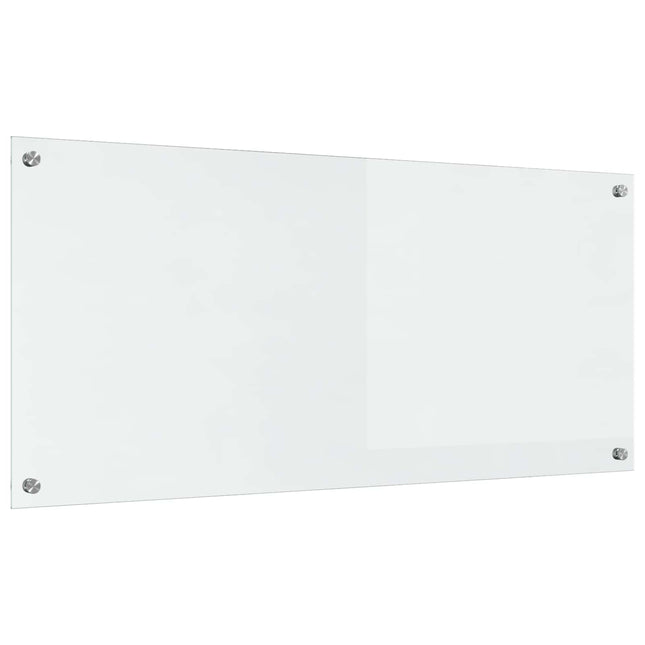 Køkkenbacksplash Transparent 110 x 50 cm hærdet glas