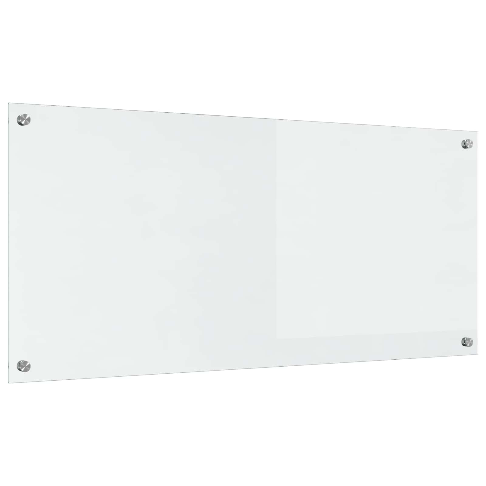 Køkkenbacksplash Transparent 110 x 50 cm hærdet glas