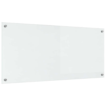 Køkkenbacksplash Transparent 110 x 50 cm hærdet glas