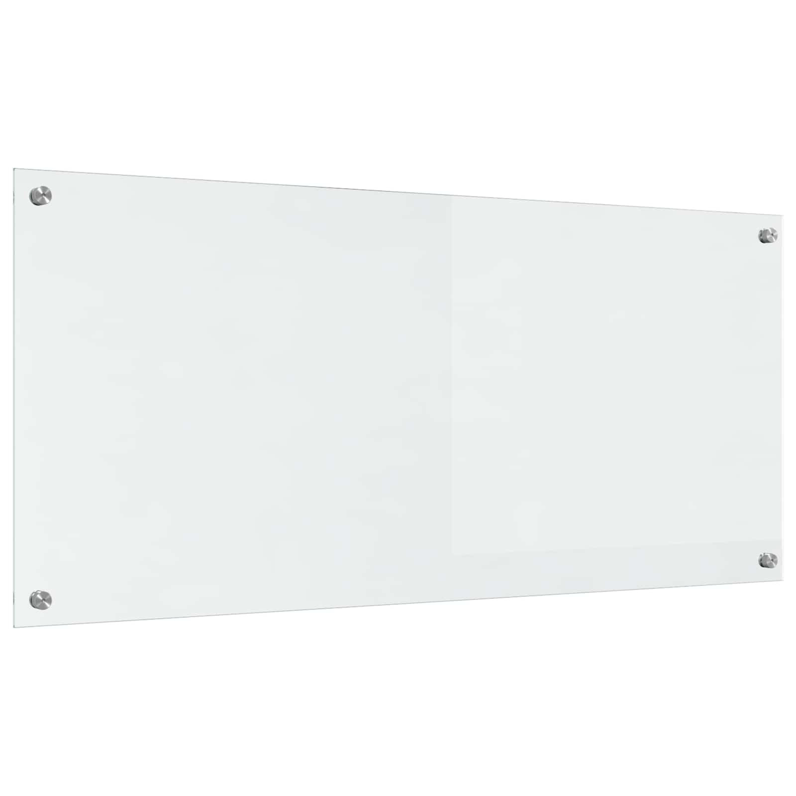 Køkkenbacksplash Transparent 110 x 50 cm hærdet glas