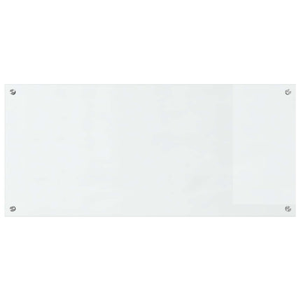 Køkkenbacksplash Transparent 110 x 50 cm hærdet glas