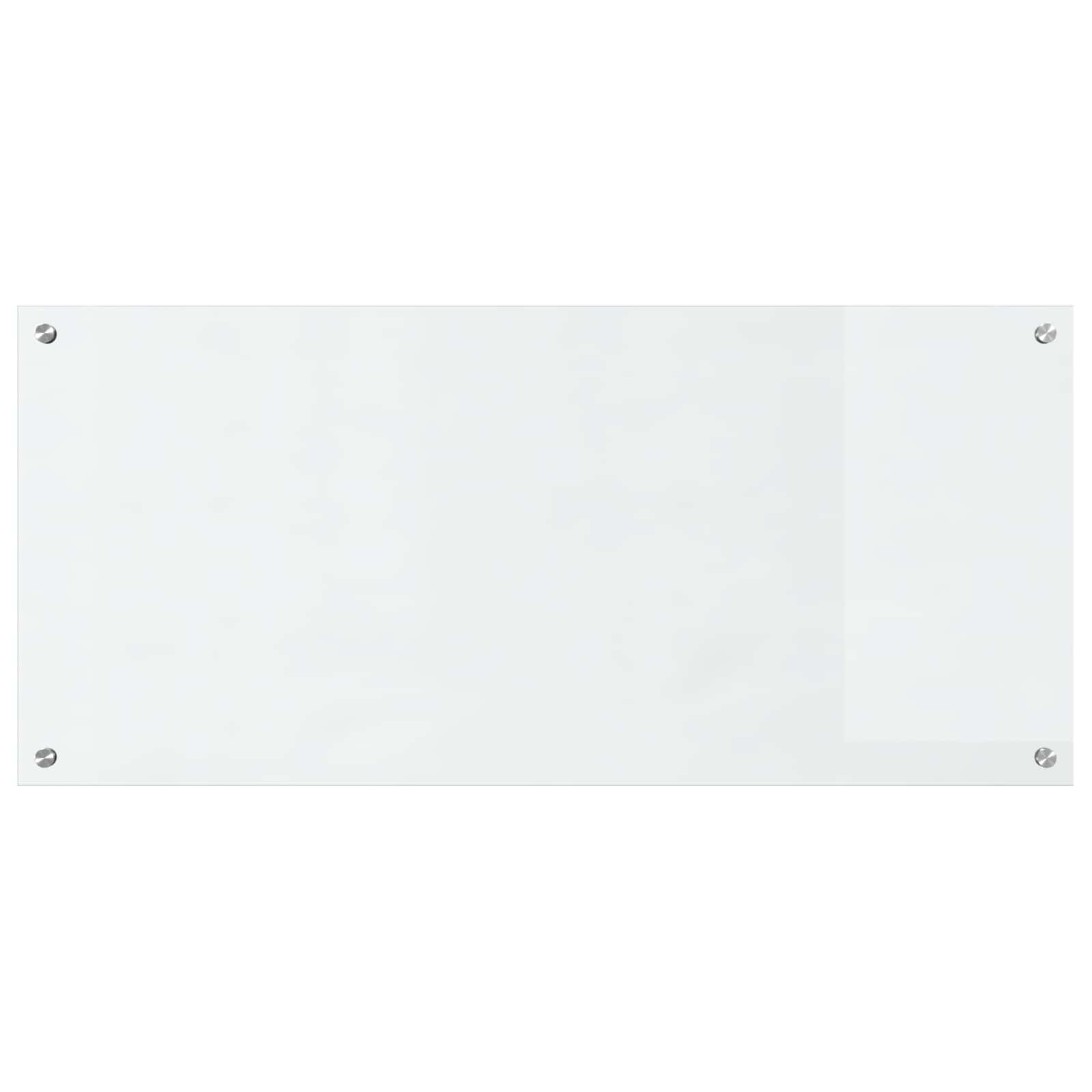 Køkkenbacksplash Transparent 110 x 50 cm hærdet glas