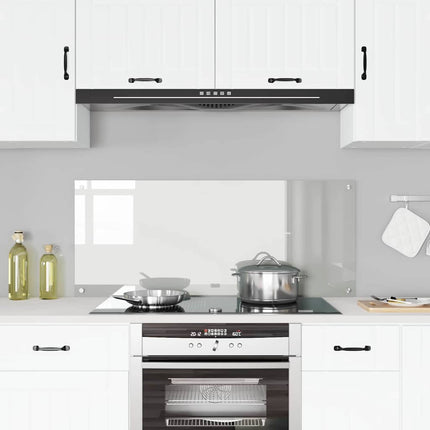 Køkkenbacksplash Transparent 120 x 50 cm hærdet glas
