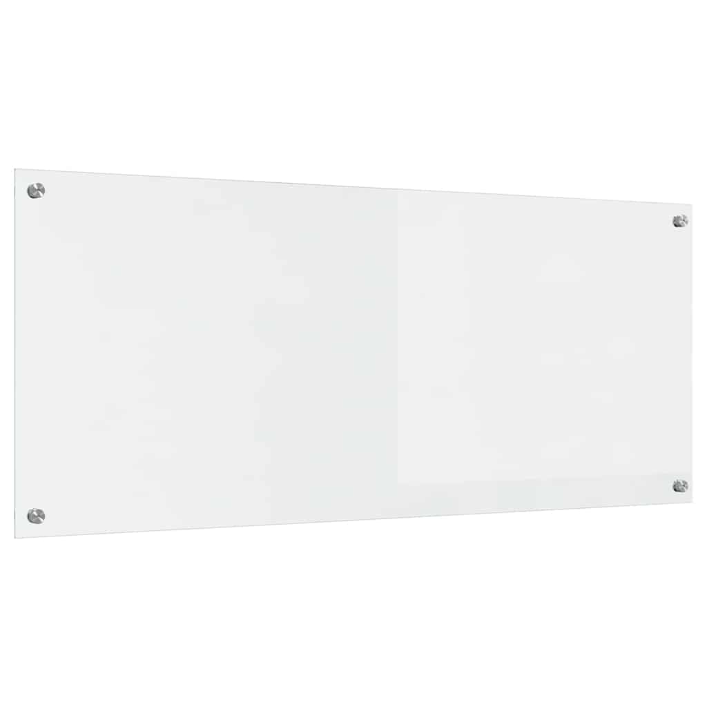 Køkkenbacksplash Transparent 120 x 50 cm hærdet glas