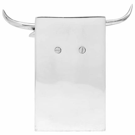 Bogstøtter 2 pcs Sølv 17 x 15 x 27 cm Aluminium