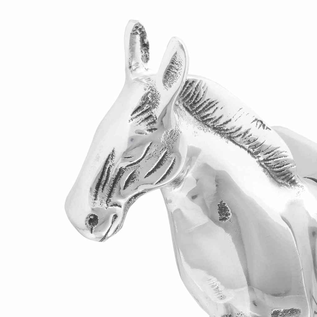 Bogstøtter 2 pcs Sølv 11 x 14 x 25 cm Aluminium