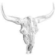 Bull kranium Sølv 53 x 11 x 40 cm Aluminium