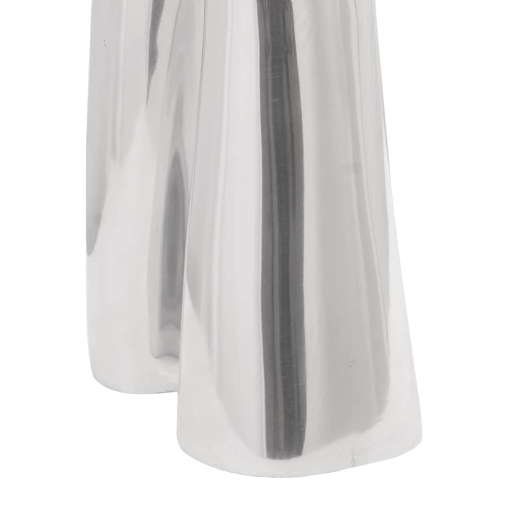 Skulptur Sølv 10 x 16 x 49 cm Aluminium