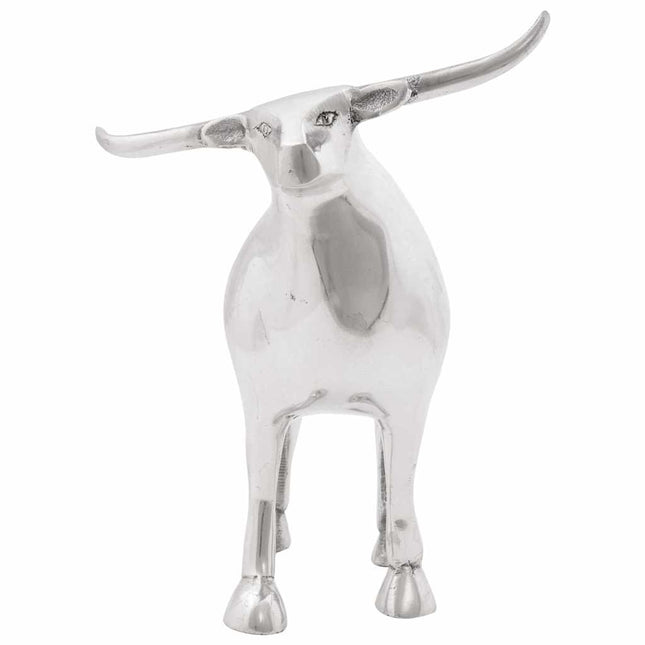 Tyrskulptur Sølv 20 x 17 x 23 cm Aluminium