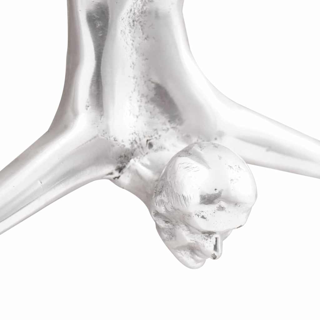 Skulptur Sølv 22 x 8 x 25 cm Aluminium