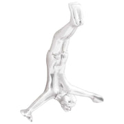 Skulptur Sølv 22 x 8 x 25 cm Aluminium