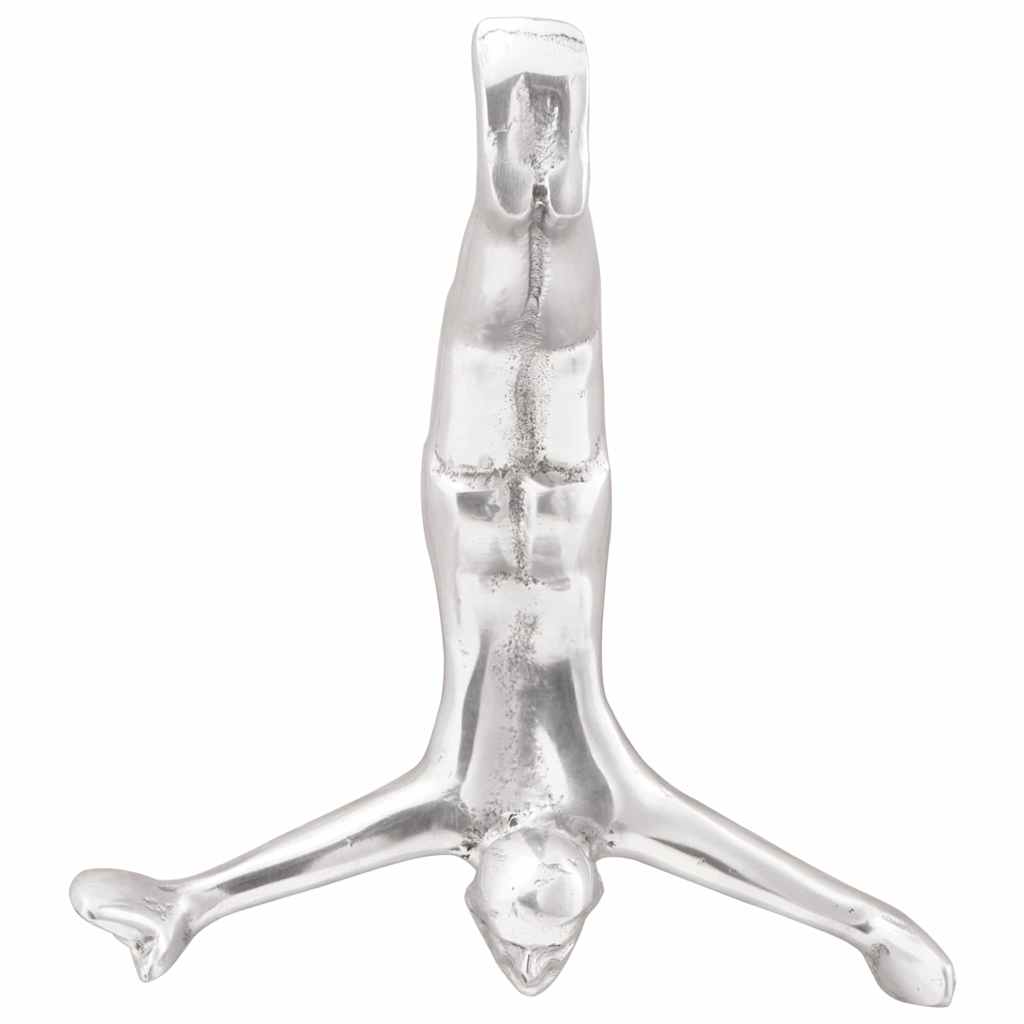 Skulptur Sølv 22 x 8 x 25 cm Aluminium