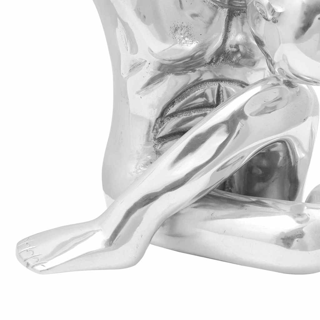 Skulptur Sølv 63 x 20 x 22 cm Aluminium