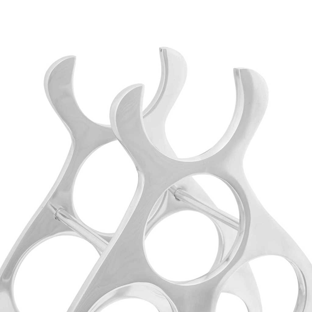 Vinfad Sølv 38 x 33 x 13 cm Aluminium