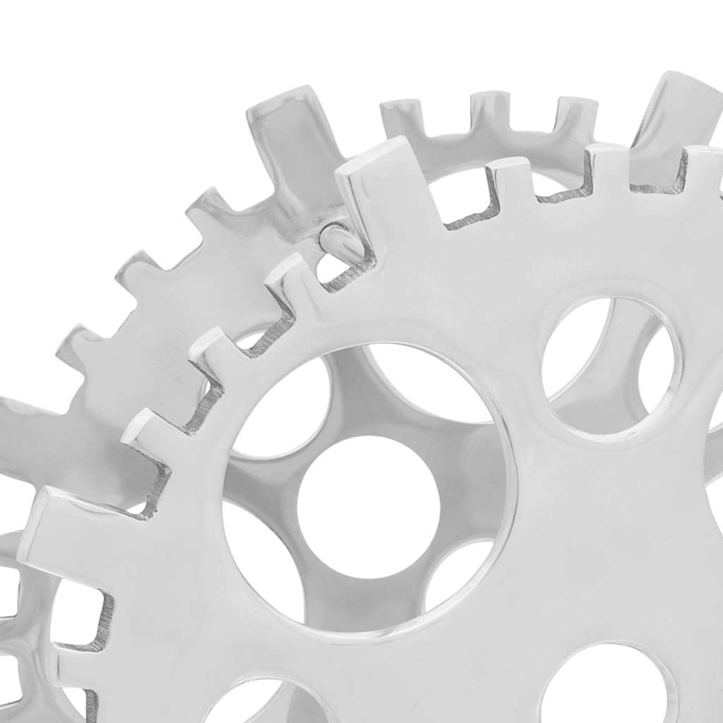 Vinfad Sølv 39 x 39 x 14 cm Aluminium