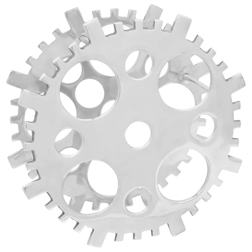 Vinfad Sølv 39 x 39 x 14 cm Aluminium