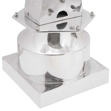 Skulptur Sølv 26 x 26 x 110 cm Aluminium