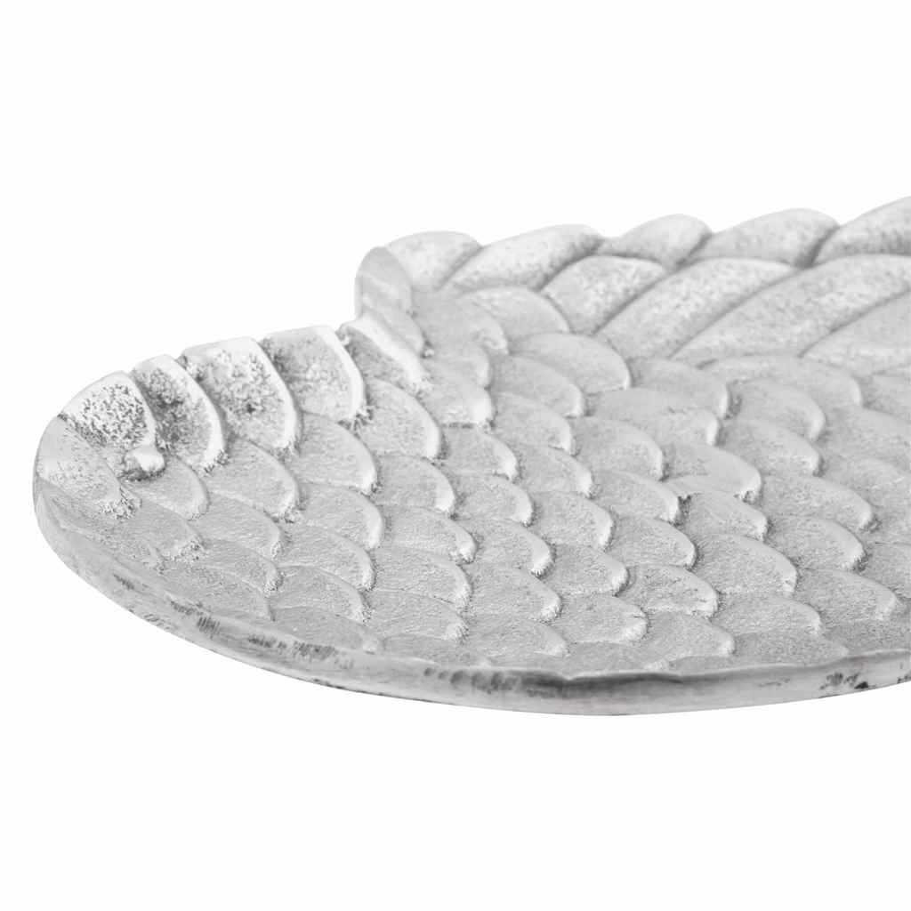 Frugtkurv 2 pcs Sølv 40 x 18 x 4 cm Aluminium