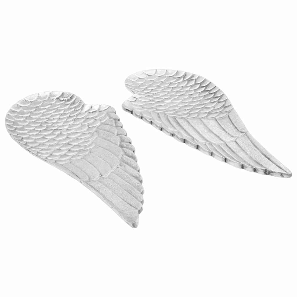 Frugtkurv 2 pcs Sølv 40 x 18 x 4 cm Aluminium