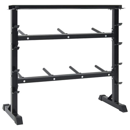 Dumbbellreol Sort 99 x 45 x 95,5 cm Pulverlakeret stål