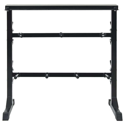 Dumbbellreol Sort 99 x 45 x 95,5 cm Pulverlakeret stål