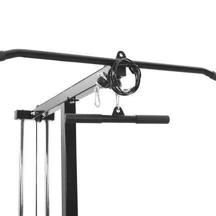 Lat pulldown maskine Sort 110 x 70 x 187 cm Pulverlakeret stål