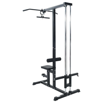 Lat pulldown maskine Sort 110 x 70 x 187 cm Pulverlakeret stål