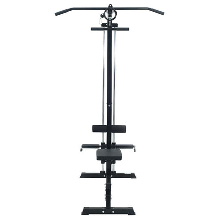 Lat pulldown maskine Sort 110 x 70 x 187 cm Pulverlakeret stål