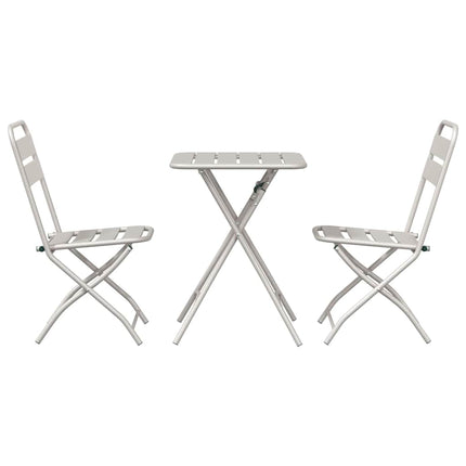 Bistrosæt 3 pcs Beige Stål