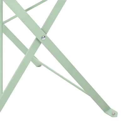 Have sammenslåelig stol 2 pcs Lys mint 42 x 46 x 82cm Metal