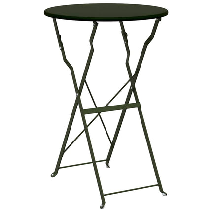 Bistrobord Mørkegrøn Ø 50 x 71 cm Pulverlakeret stål